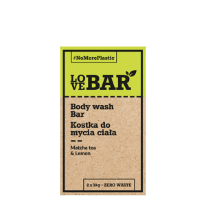 LOVE BAR Kostka myjąca Matcha + Limonka